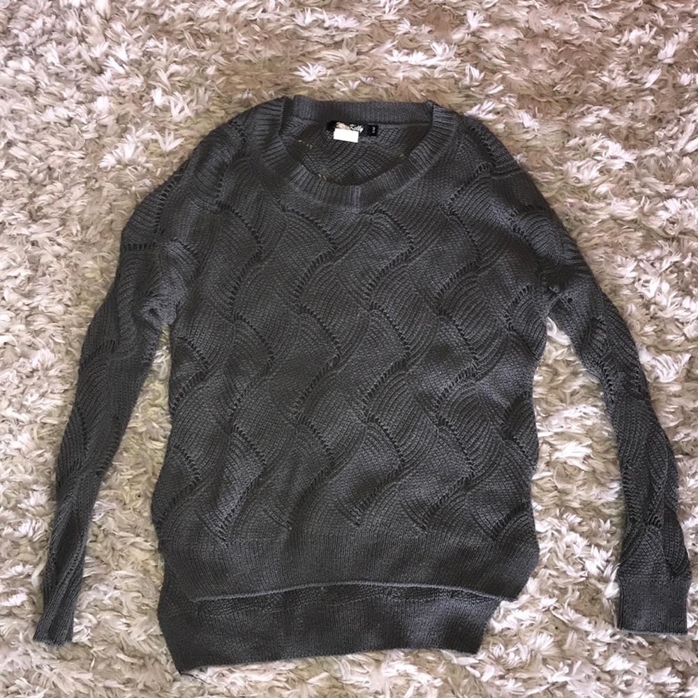 Gray sweater